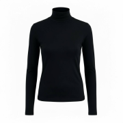 Бадлон, гольф, водолазка из вискозы, черный