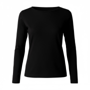 Лонгслив сажево-черный