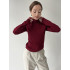 Бадлон, гольф, водолазка из вискозы "Burgundy"