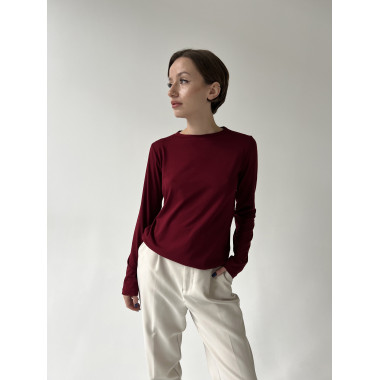 Лонгслив burgundy