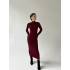 Силуэтное платье burgundy