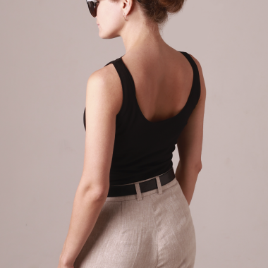 Топ DOUBLE черный